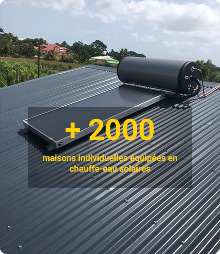 Maisons individuelles avec Chauffe-eau solaire